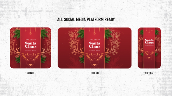 Christmas Event Promotion Openers template preview