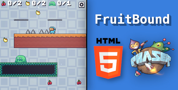 FruitBound - HTML5 Platform Game