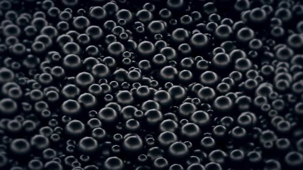 Black Bubles Background