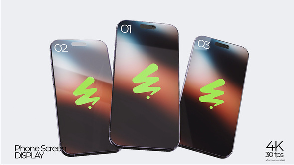 Phone Screen Mockup Product Promo template preview