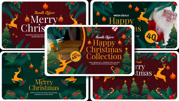 Christmas Sale Promo After Effect Product Promo template preview