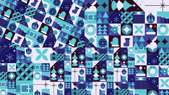 Christmas Background Abstract After Effect Elements template preview