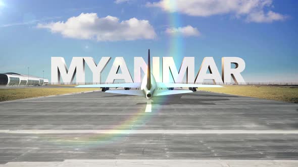 Commercial Airplane Landing Country   Myanmar