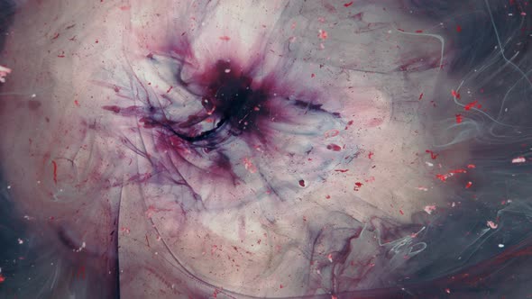 Abstract Grunge Color Ink Paint Spread Explosion Narrowing Space Explosion Background alt