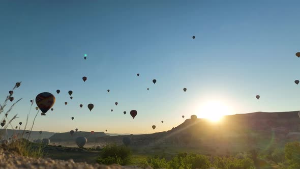 The Cappadocia region of Turkey is the most popular location in the world for hot air ballooning. alt
