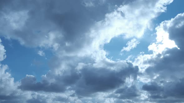 Clouds Moving Forward - Time Lapse alt