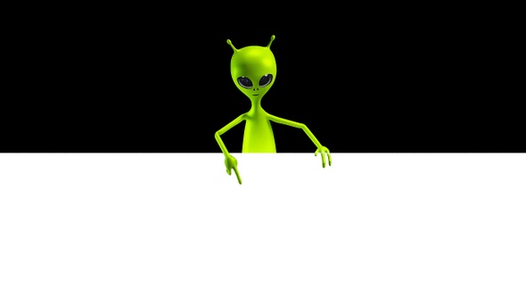 Alien Pointing Down alt
