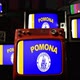 Flag of Pomona, California, on Retro TVs. - VideoHive Item for Sale