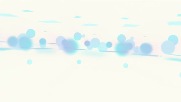 Abstract Futuristic Circles Grid