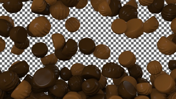Chocolate Drops Transition - Ver 4 (Dark and Milk Chocolates)