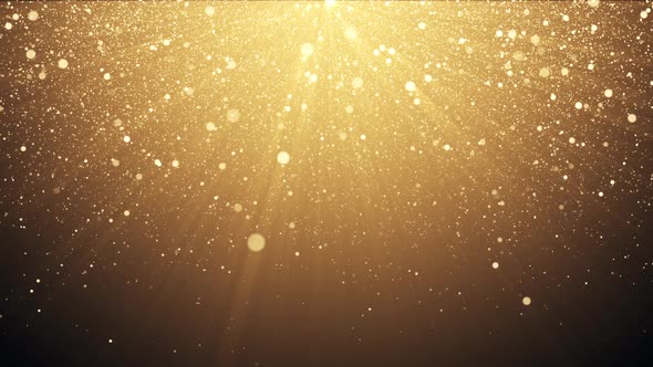 Gold Glitter Background by FlashMovie VideoHive