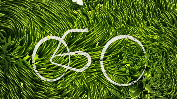 Bicycle Scribbling on Green Environment