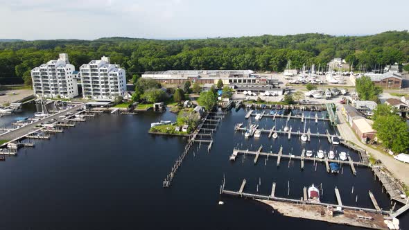 The Marina at Balcom's Cove in Muskegon. alt