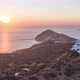 Hyper Lapse Aerial of Sunset Above Typicall Greek Village on Milos Island in Greece - VideoHive Item for Sale