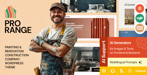 ProRange | Painting & Renovation Construction WordPress Theme