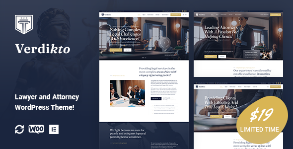Verdikto – Law Firm & Attorney WordPress Theme