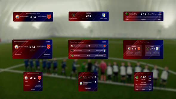 Live Score Widget Titles template preview