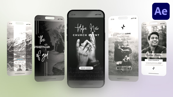 New Church Instagram Titles template preview