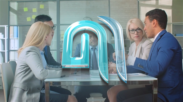 Video Logo Reveal Video Displays template preview