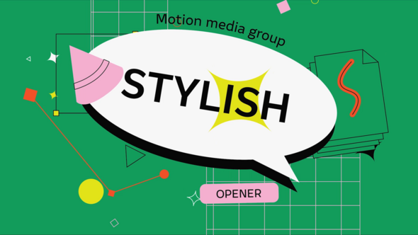 Stylish Typography Opener Openers template preview