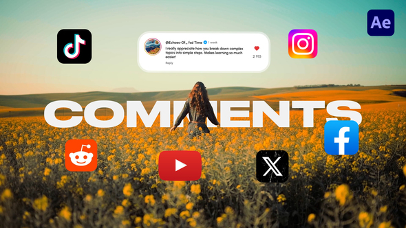 Comments Titles template preview