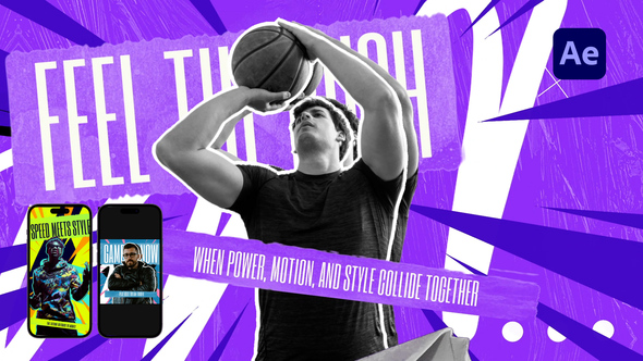 Plastic Grunge Motion Reveal Openers template preview