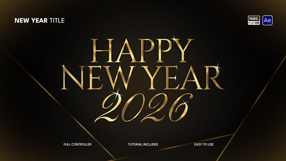 New Year Titles Titles template preview