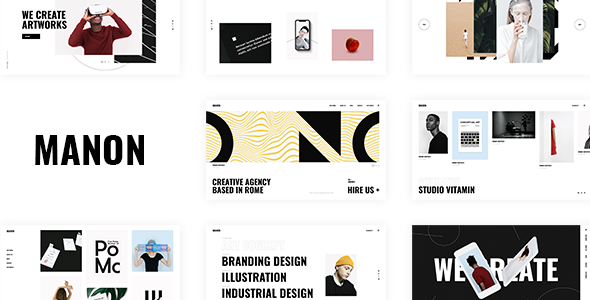 Manon - Portfolio & Agency WordPress Theme
