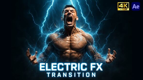 Electric FX Transition Pack – Powerful High-Voltage Motion FX AE Elements template preview