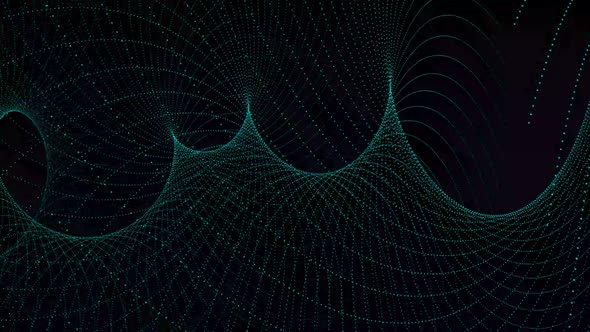 particle wave background animation. Vd 1177