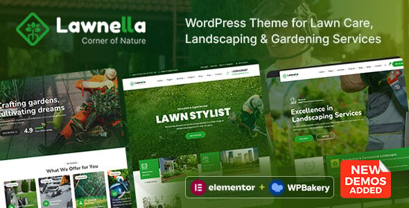 Lawnella – Gardening & Landscaping WordPress Theme