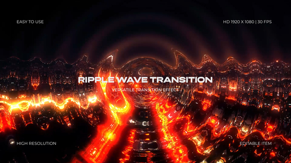 Ripple Wave Transition Elements template preview
