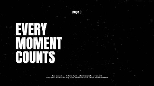 Text Animation  AE Titles template preview