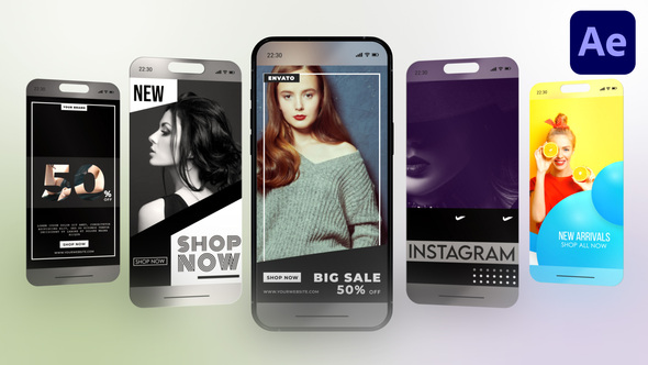 Instagram - Fashion 02 Video Displays template preview
