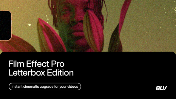 Old Film Letterbox Elements template preview