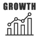 Growth Line Icon Set 