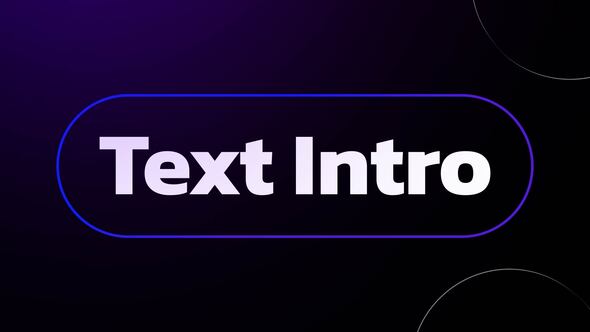 Text Intro Titles template preview