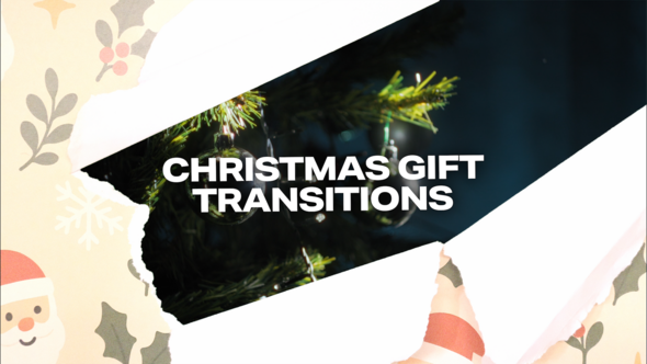 Christmas Gift Transitions Elements template preview
