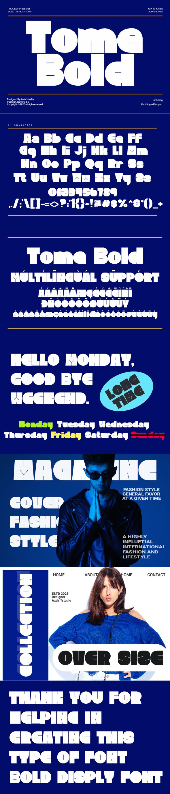 Tome Bold Display Font