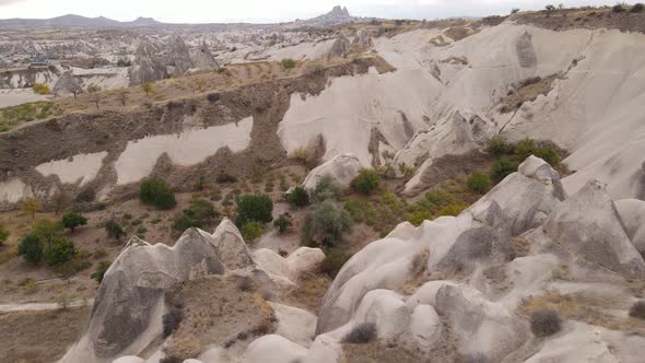 Cappadocia Landscape Aerial View. Turkey. Goreme National Park alt