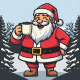 Santa Collection - Christmas Vector Character Pack 