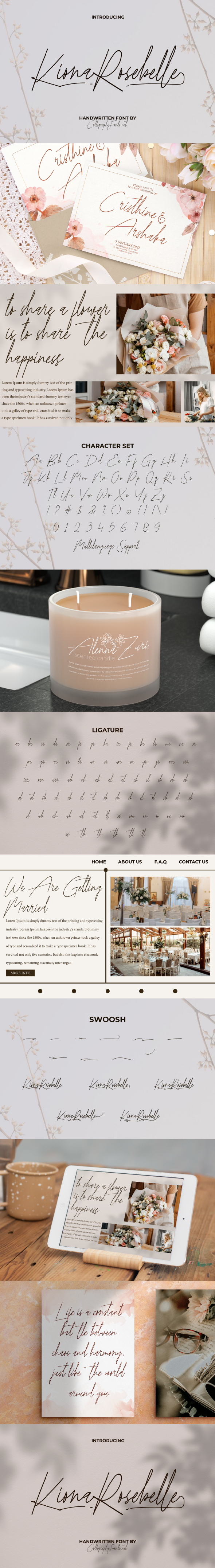 Kiona Rosebelle Font