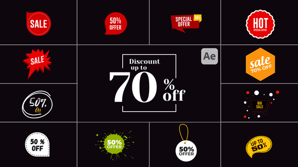 Label Title Titles template preview