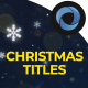 Christmas Titles - VideoHive Item for Sale