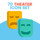 70 Theater Icons Icons | Pasteline Series 