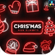 Christmas Neon Icons - VideoHive Item for Sale