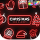 Christmas Neon Icons - VideoHive Item for Sale