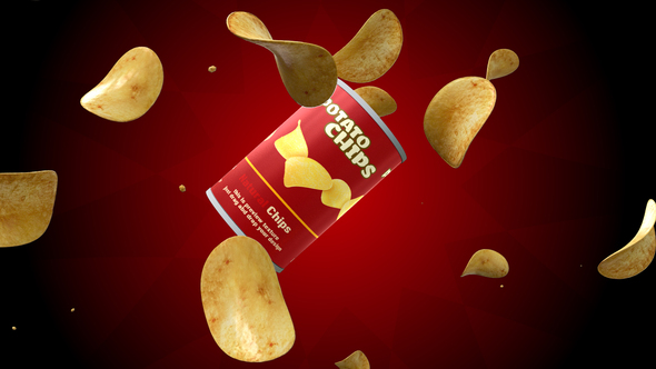 3D Mockup Chips Small Tubes Product Promo template preview