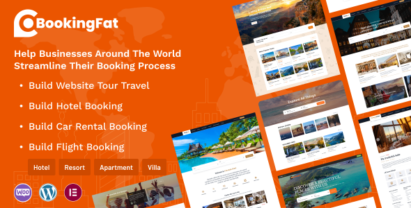 Booking Fat - Flight - Tour - Hotel - Car Rental Booking System