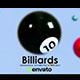 Billiards Logo Billiards Logo - VideoHive Item for Sale